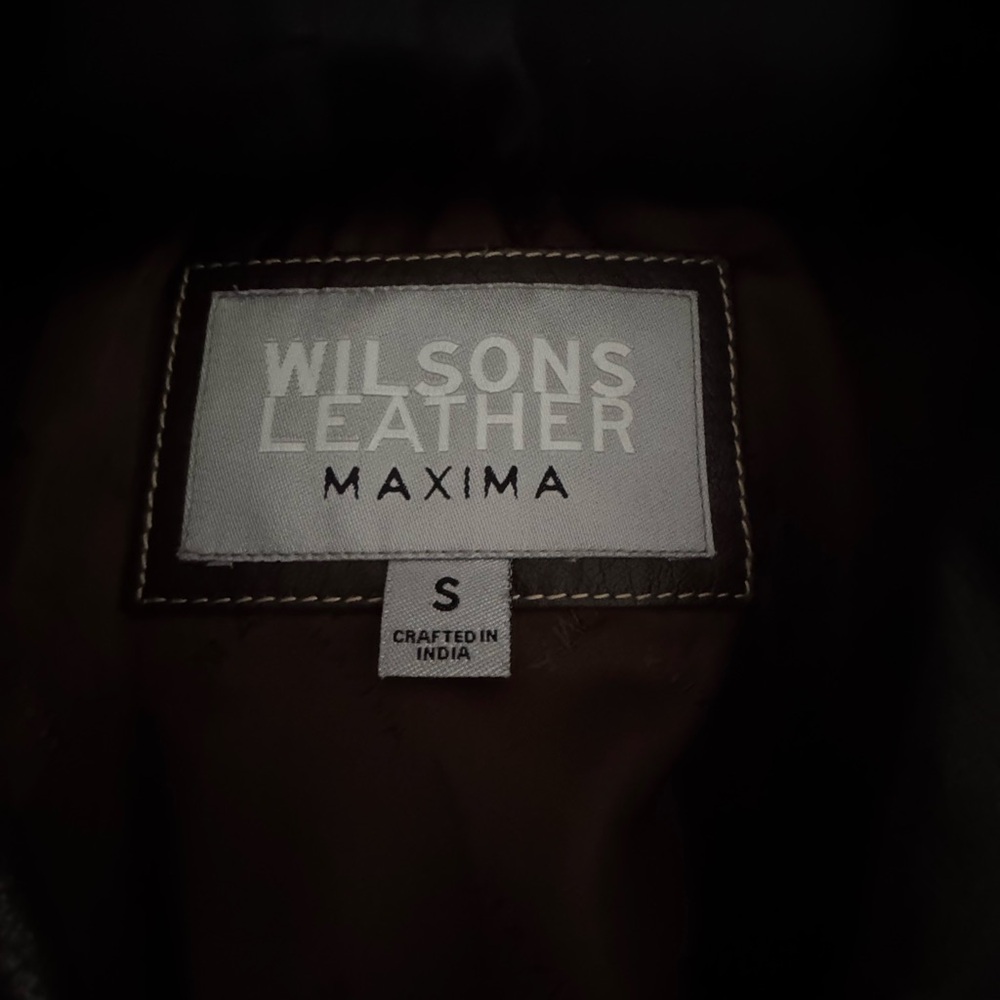 Wilsons Leather Dark Brown Trench Coat Like new - Picture 2 of 8